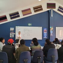 Mini class with real Spanish students!