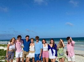Team on the beach