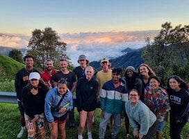 The Bridge students on a trip