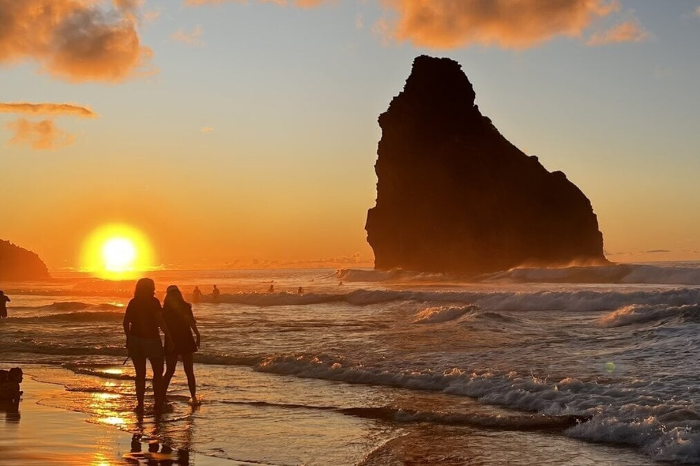 Seamester study abroad A rocky island during a sunset